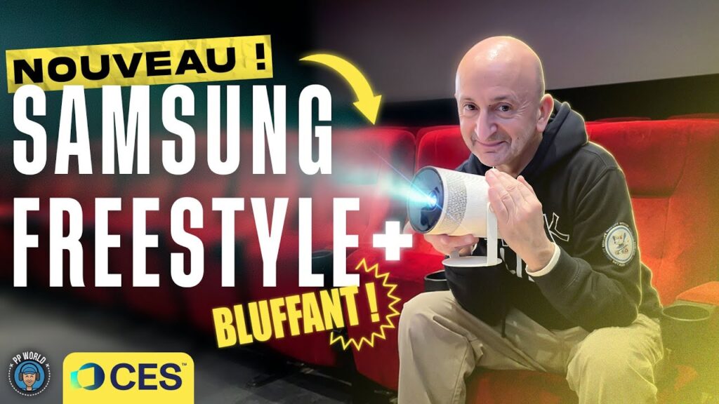 Révolution technologique : découvrez le projecteur samsung freestyle + au CES 2026